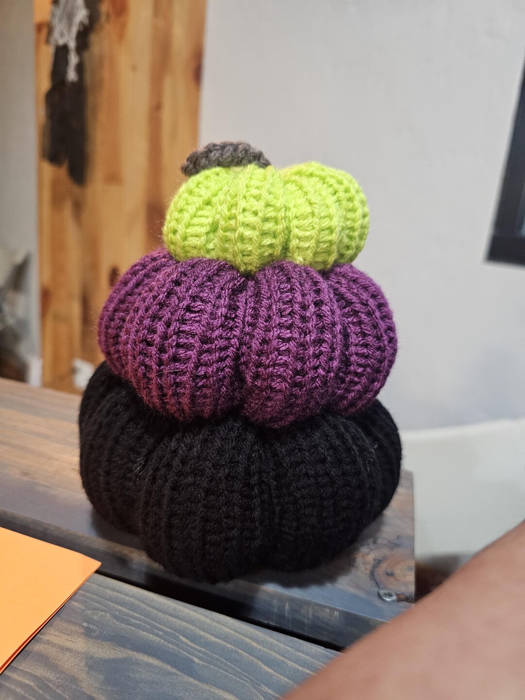 3 Tier Pumpkin Stack-halloween Pumpkins - Etsy