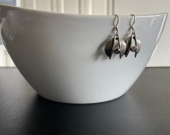 Sterling Silver Dainty LightWeight Semi Precious Stone Earrings