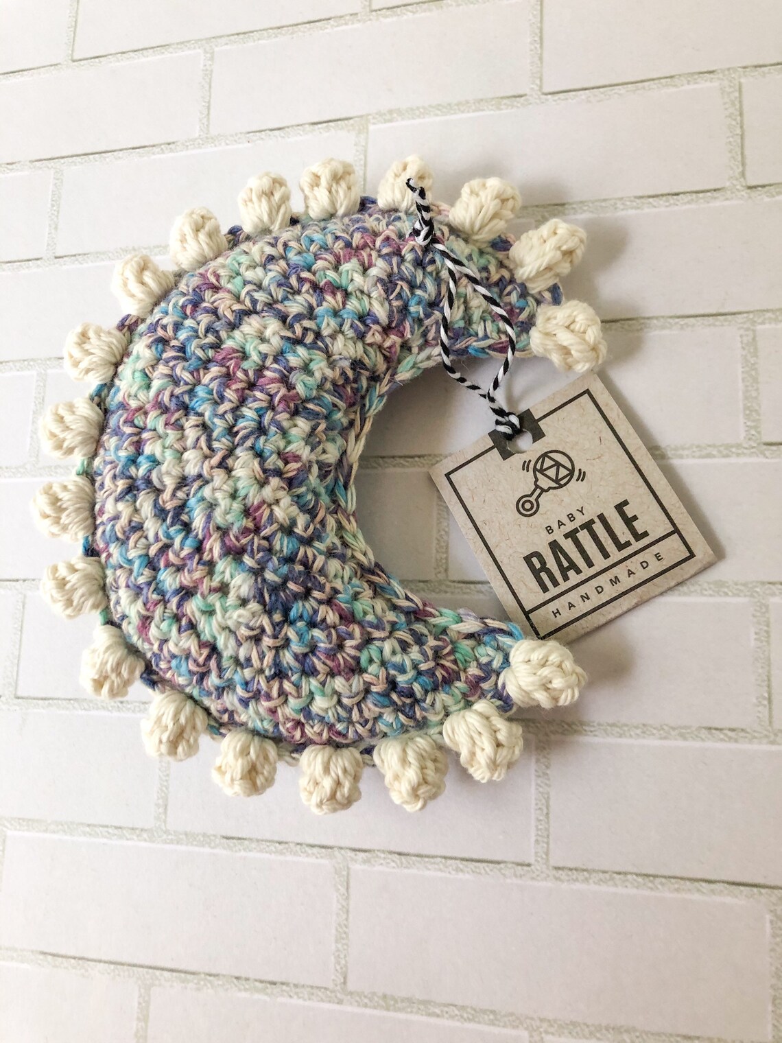 Boho Celestial Moon Rattle Baby Rattle Baby Shower Gift | Etsy