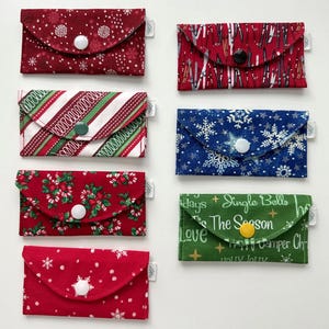 Porta biglietti da regalo in tessuto / Porta biglietti da regalo di Natale / Porta biglietti da visita / Porta biglietti da regalo in tessuto fatto a mano / Porta biglietti da visita in tessuto