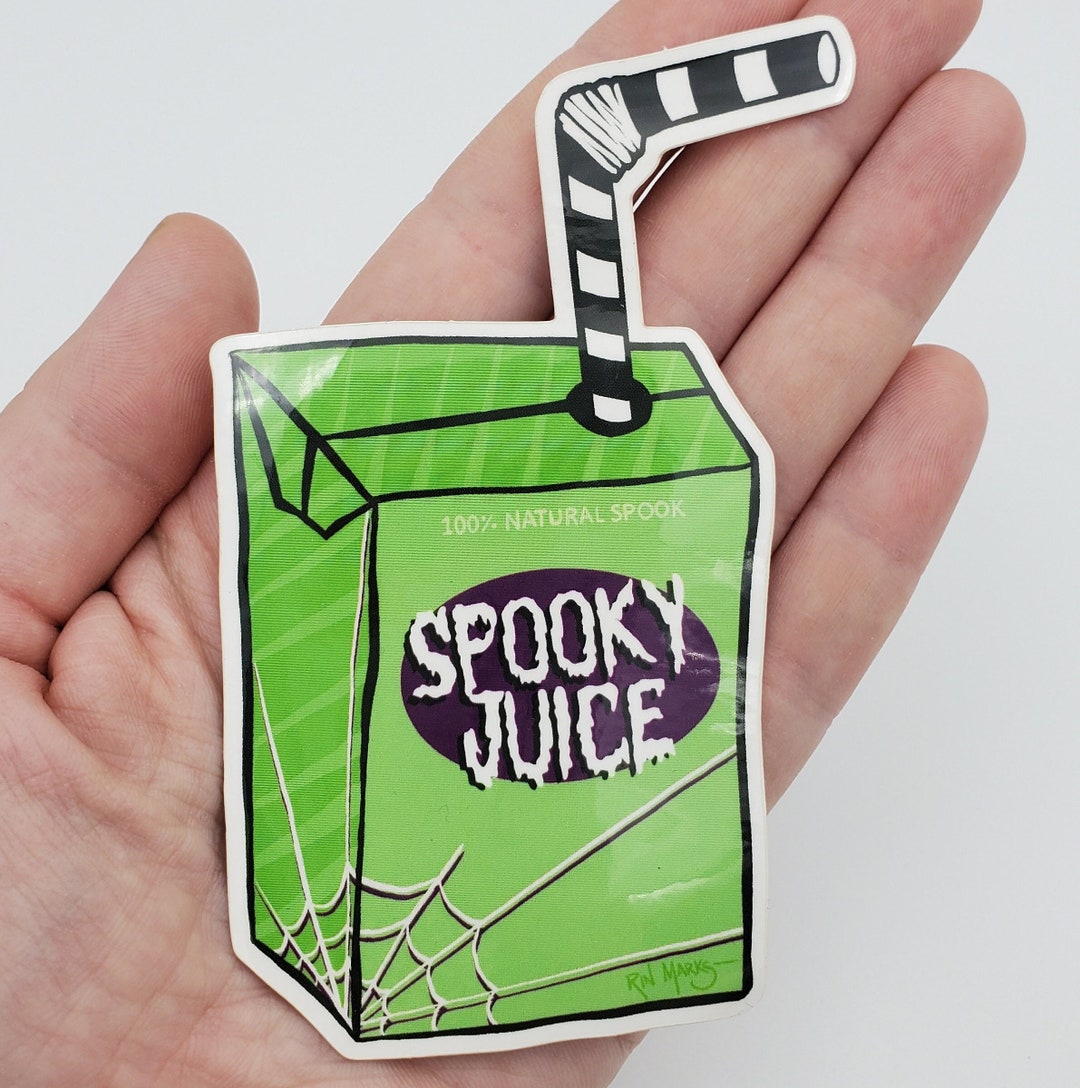 Spooky Juice Vinyl Sticker - Etsy