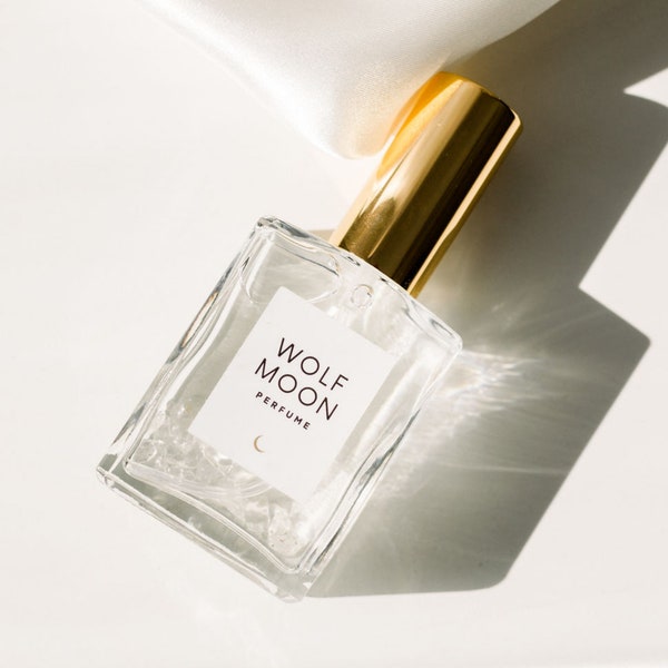 Wolf Moon™ Eau De Parfum: Amber, Vanilla, Musk - Crystal Infused