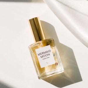 Mermaid Moon Eau De Parfum – Blood Orange Coconut Vanilla – Vegan Natural Perfume – Ocean Scent Ritual - Organic