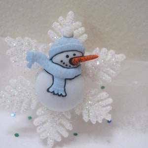 Snowflake Christmas Pin Christmas Brooch Snowman Brooch Christmas Jewelry Holiday Pin Woman Teen Gift Idea