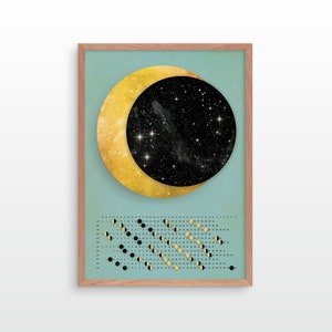 2024 Moon Phases Calendar. Customized Moon phases calendar.