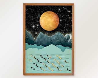 Moon Calendar 2024. Customized moon calendar for you.