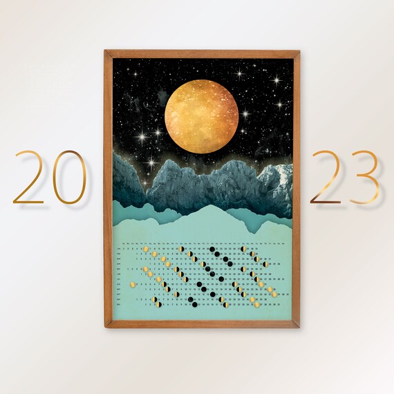 Moon Calendar 2023. Customized moon calendar for you.