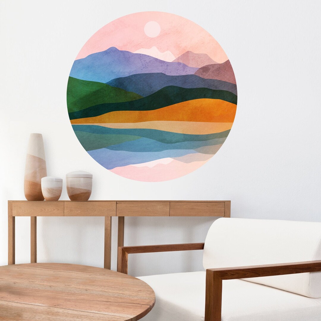 By the Ocean Wall Decal. Self Adhesive, Repositionable and Removable