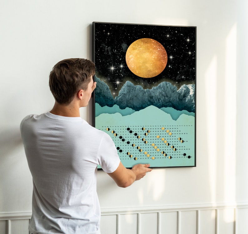 Moon Calendar 2024. Customized moon calendar for you. image 3