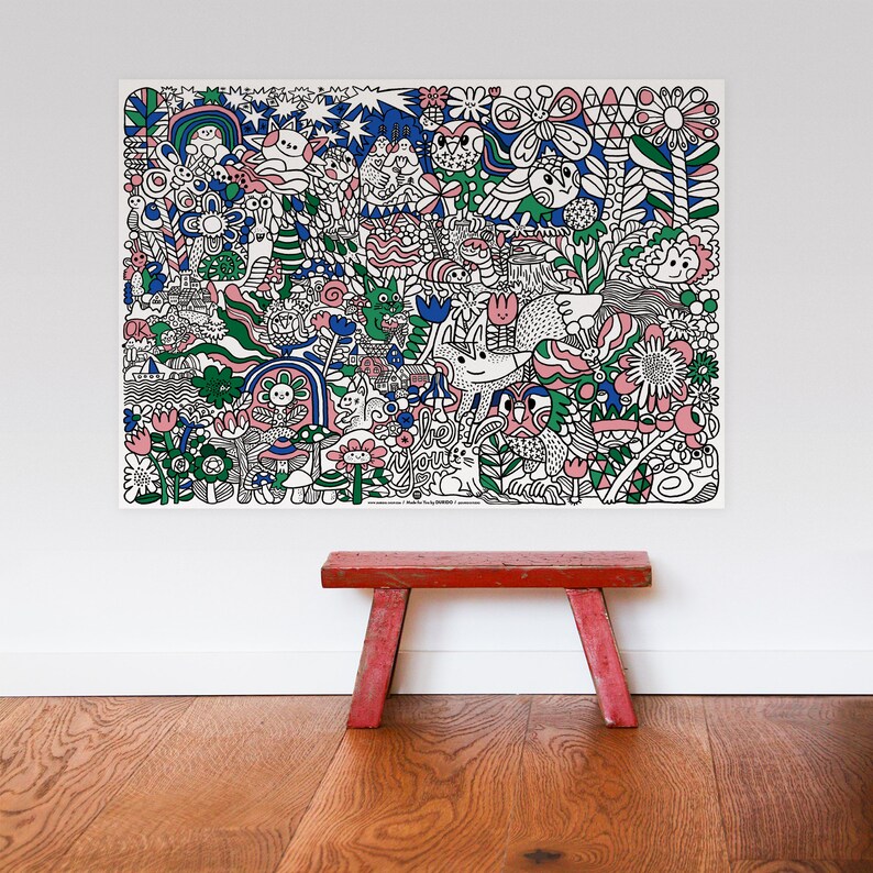 Big Size Colouring Page for Kids. - Etsy