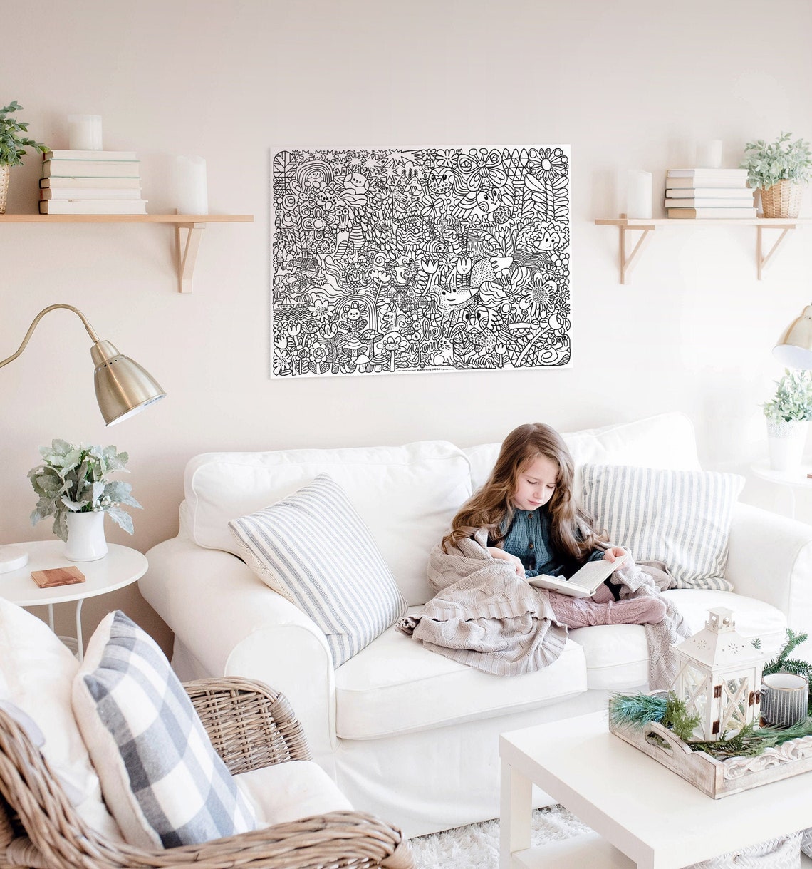 Big Size Colouring Page for Kids. - Etsy
