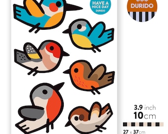Adesivi murali a forma di uccelli: decorazioni per la cameretta dei bambini
