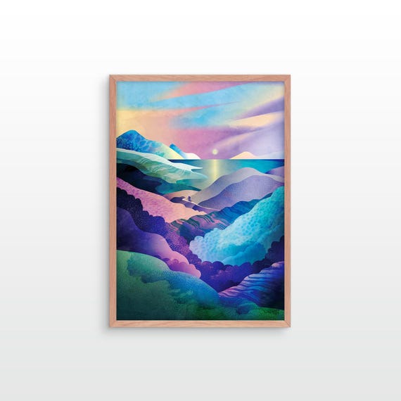 Ocean view. Ideal print for decorating your home or office.