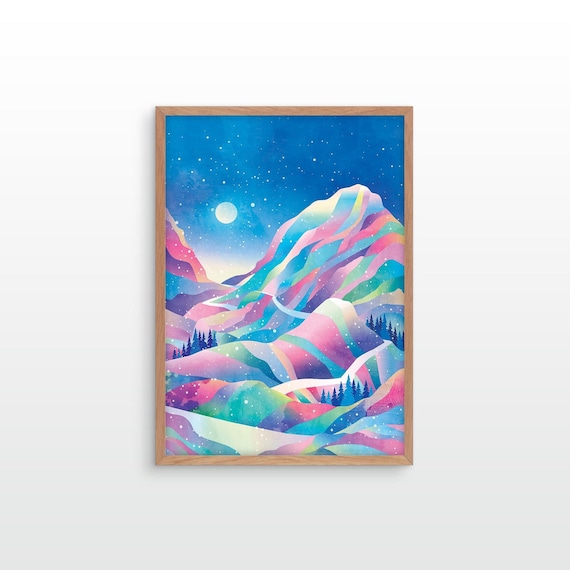 Winter Holidays. Ideal print for decorating your home or office.