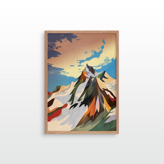 Mighty Mountain. Fine art print for decorating your home.