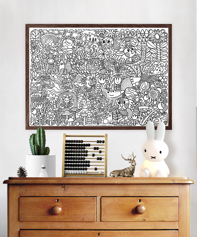 Big Size Colouring Page for Kids. - Etsy