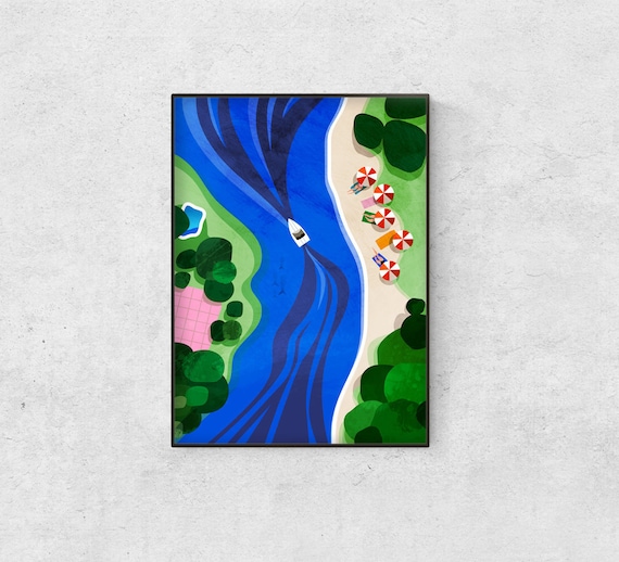 Summer cruising fine art print. Perfect memory of your vacation by the sea. Doing nothing special, just cruising around.