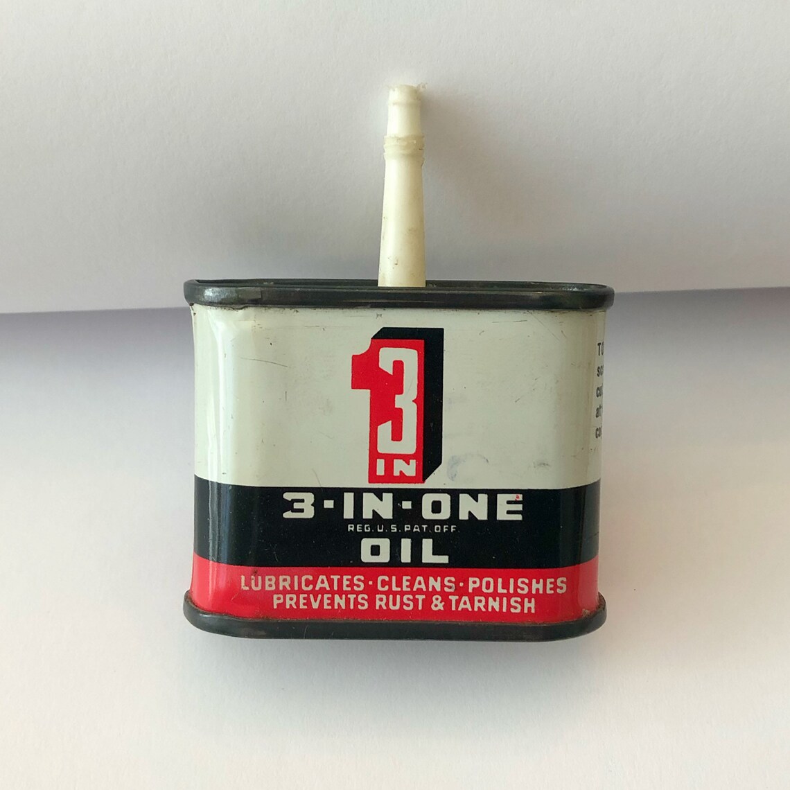 Vintage Oil Can 3INONE OIL Tin Can Advertising Etsy
