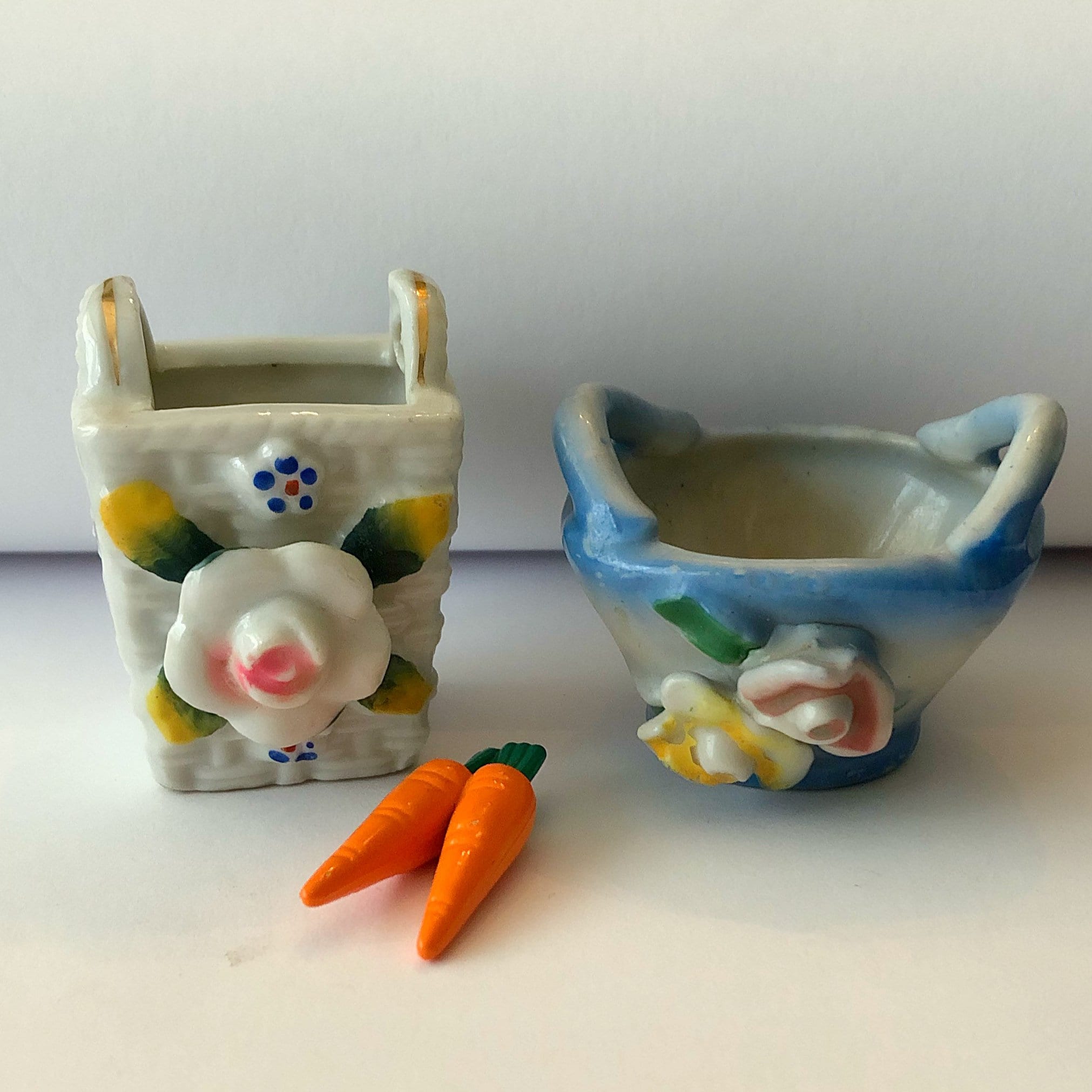 Lot of Vintage EASTER CERAMIC KnickKnacks Bunnies Baskets Etsy