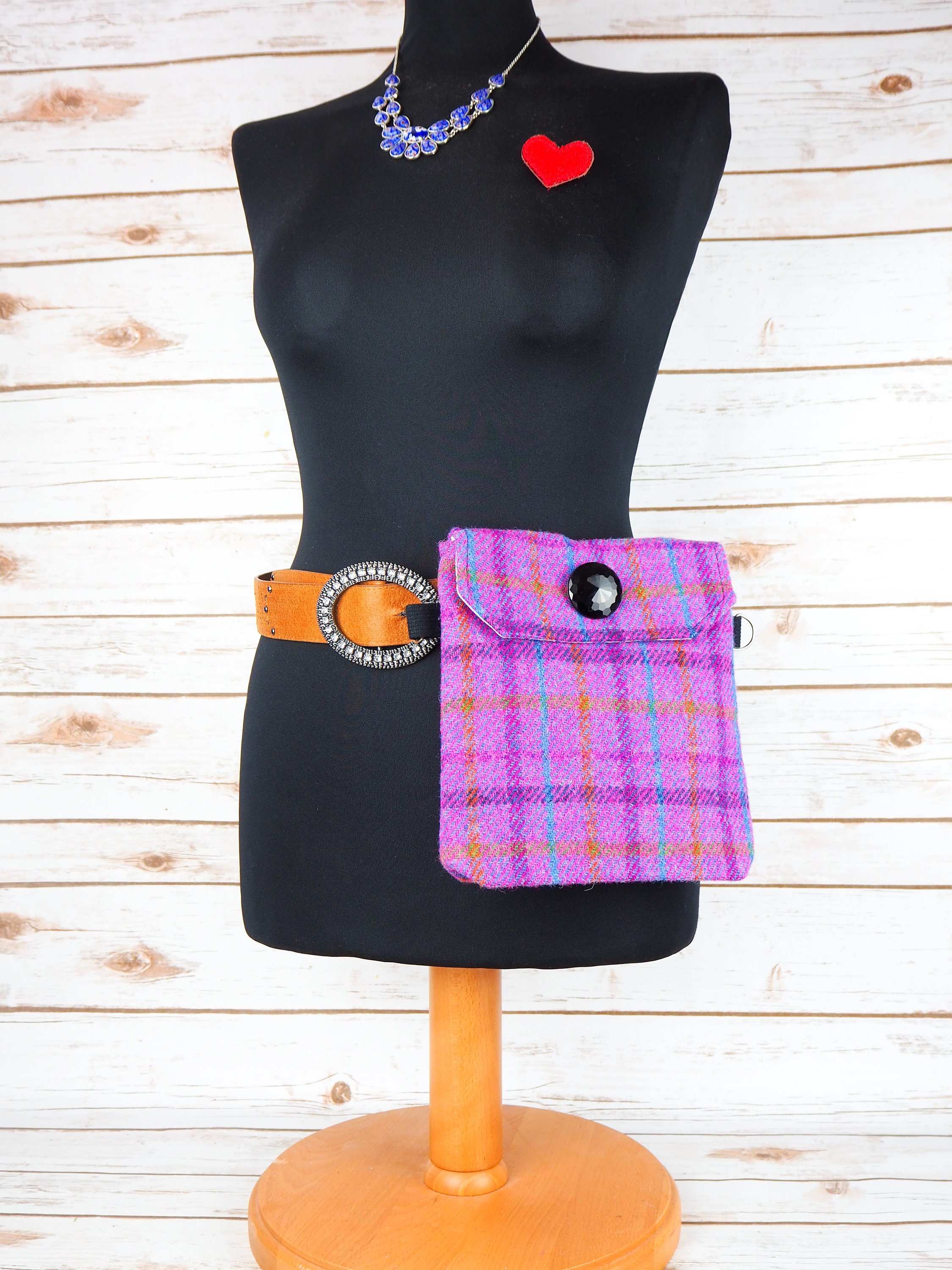 tweed bum bag