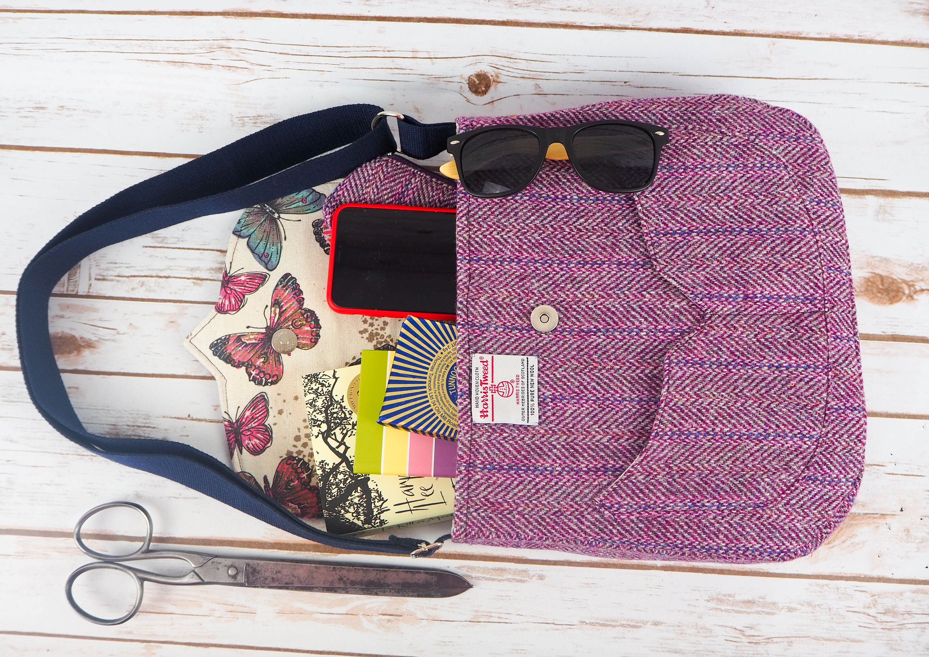 lilac head bag
