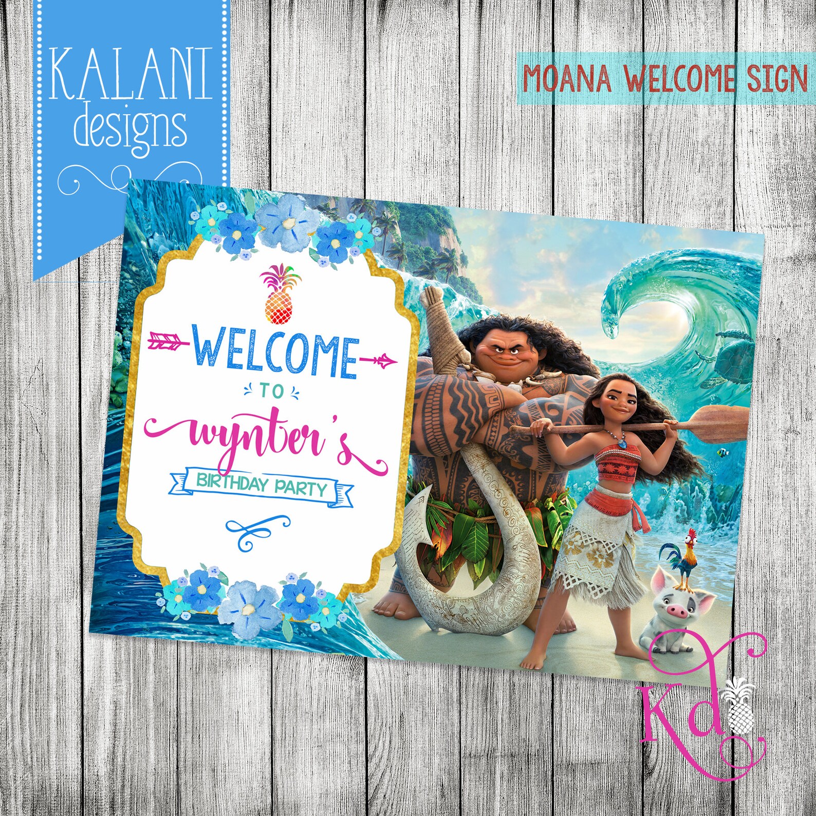 Moana!- Water Bottle Label - Printable | Instant Download - Etsy