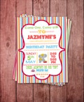 DIY Printable Circus Party Invitation product logo