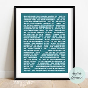 Keuka Lake Art | Keuka Lake Gifts | Keuka Lake Prints | Finger Lakes | Upstate NY | Keuka Wine | Keuka Blue | Instant Digital Download