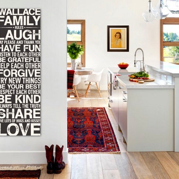 Subway Art Family - Etsy