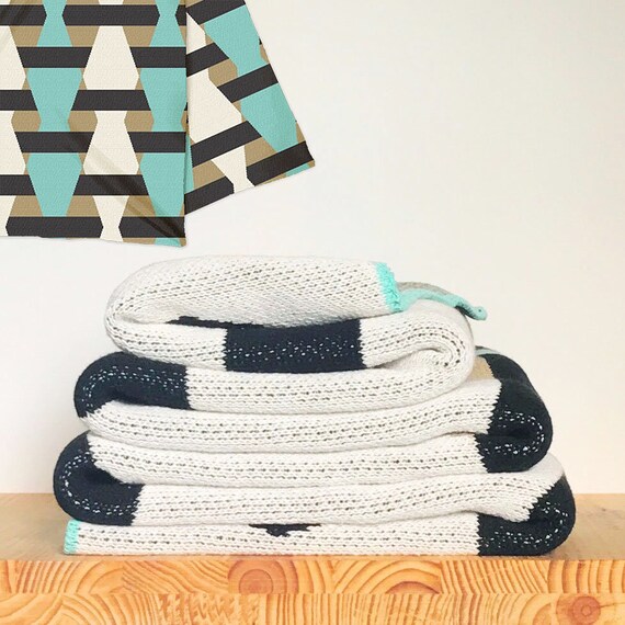 A kind of blanket made up of cotton weave in different patterns clearance