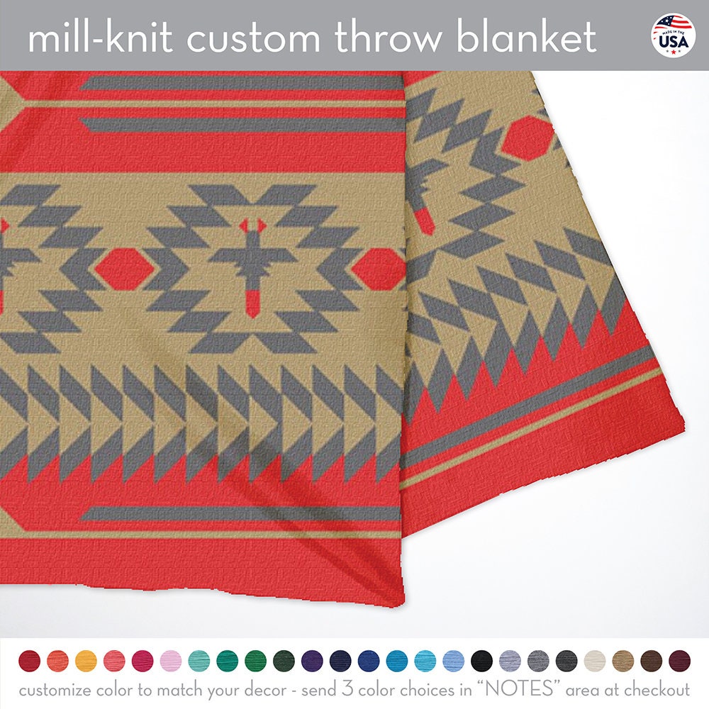 Firefly Pattern Blanket Chunky Knit Throw Blanket | Etsy