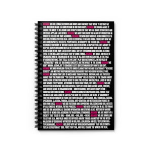 Riot Grrrl | Manifesto | Notebook | Kathleen Hanna | Girl Power | Bikini Kill | Feminist | Feminist Gift | Sleater Kinney | Bratmobile