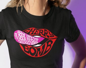 Cherry Bomb Tee - Vintage Black