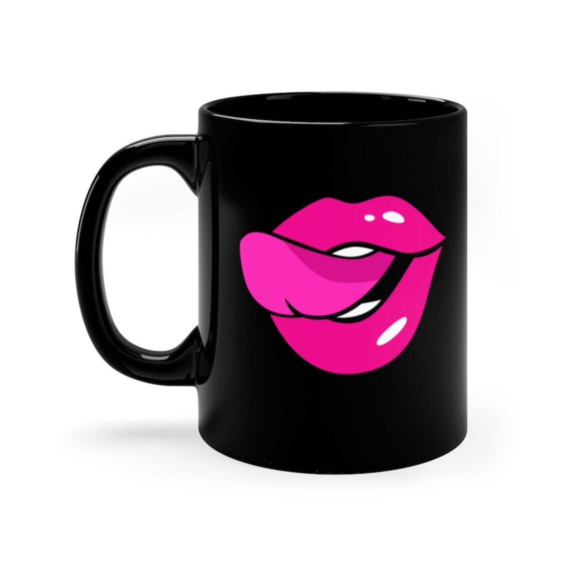 Lips Licking Lips Coffee Mug 90s Vibe Lips Tongue Etsy