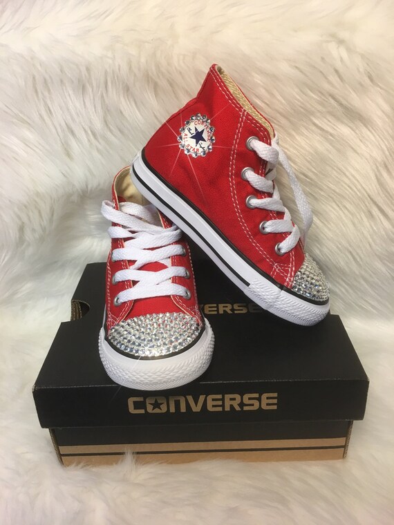 blinged out chuck taylors