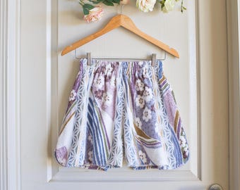 Funky Multicolour Vintage Terry Towel Shorts | Retro Resort Festival Loungewear | Beach Cover Up