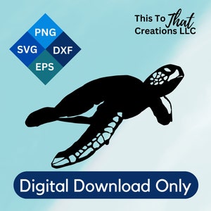 Turtle svg, Turtle png, Silhouette svg, Cut files for Cricut, Turtle Download, Vector Files, SVG, PNG, EPS, dxf, Instant Download for Shirt