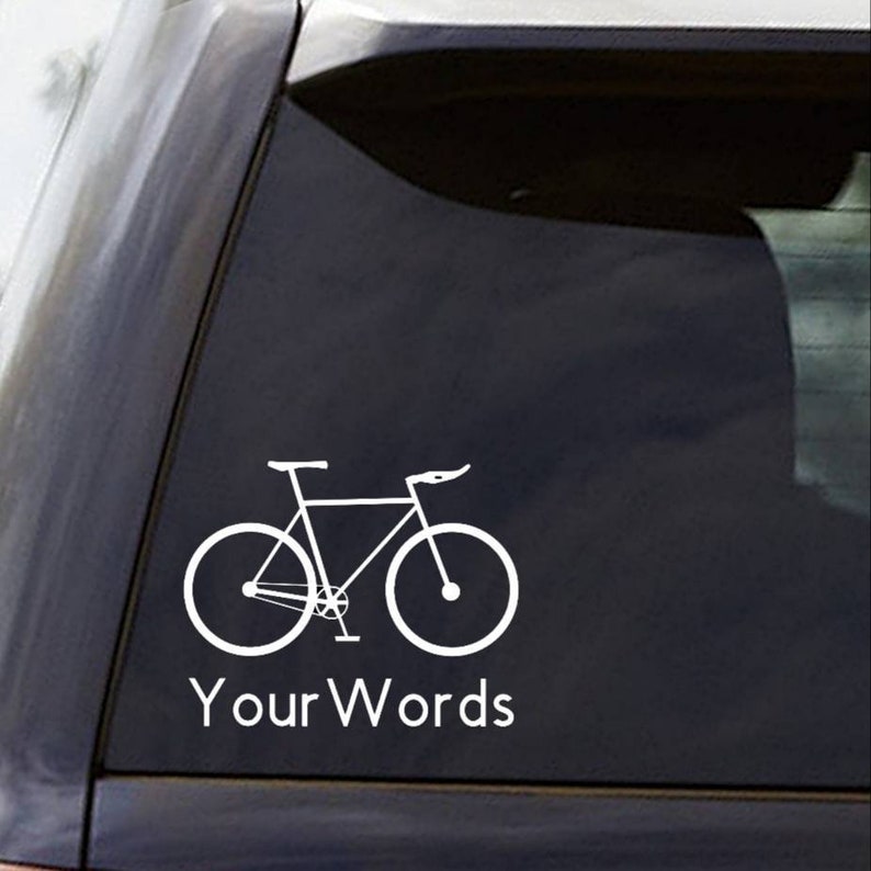 Cycling Decal Cycling Sticker Cycling Gifts for Women Car Etsy