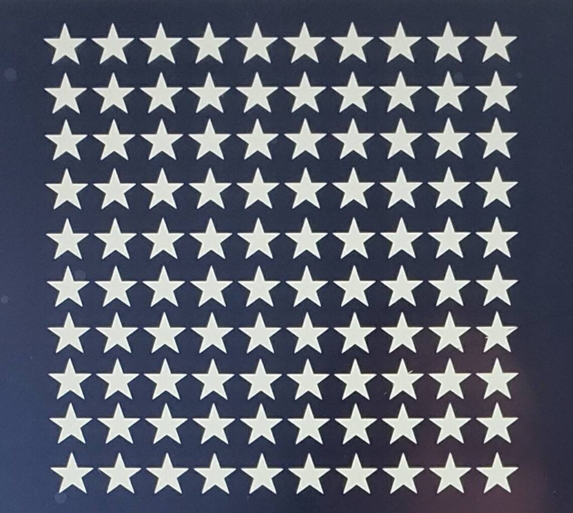 93pcs Star Car Sticker Set – Tuning Decals, Wall Tattoos, Flowers, Orafol Vinyl