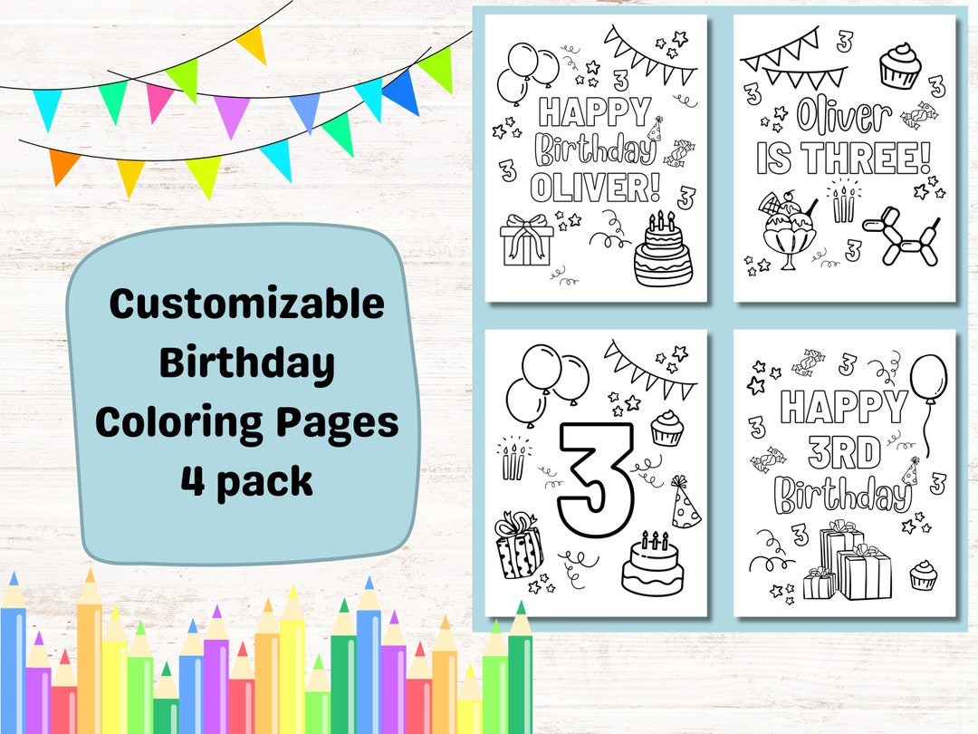 Custom Birthday Coloring Pages - Il 1080xN.4941348904 Qsoe 