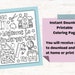 Welcome to Kindergarten Coloring Page for Kids, First Day of School ...
