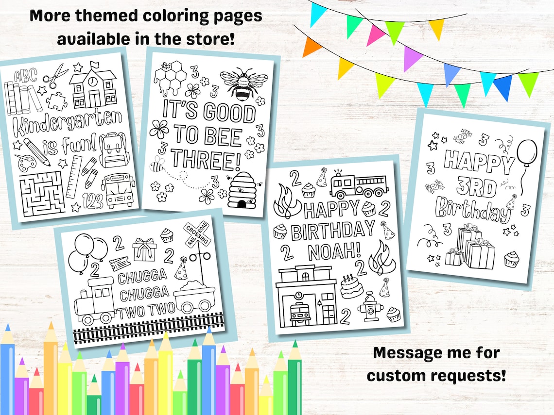 Welcome to Kindergarten Coloring Page for Kids, First Day of School ...
