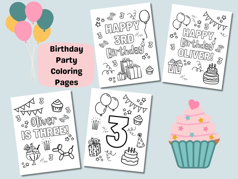 Custom Birthday Coloring Pages - Il 794xN.4989615493 Ltl4 