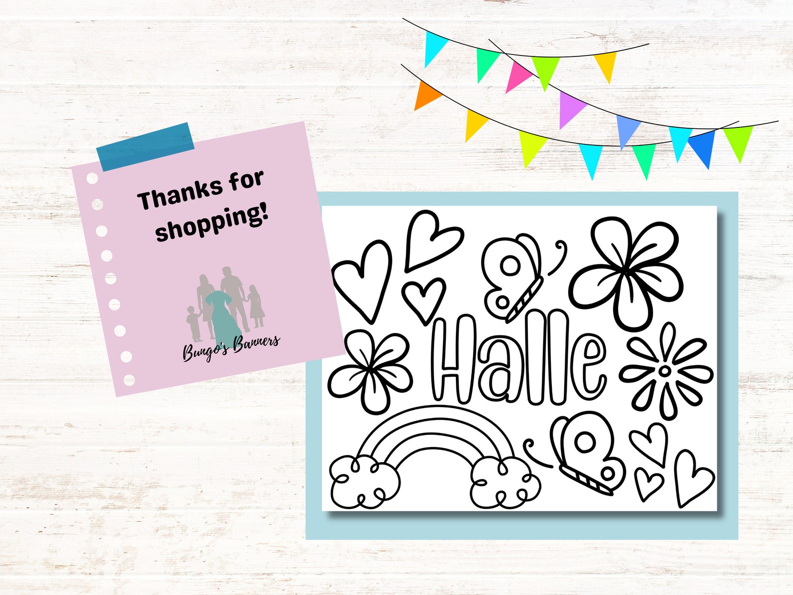 Custom Coloring Sheet for Kids Personalized Coloring Kids - Etsy