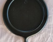 Antique Gatemark 8 Griddle with Heat Ring Cast Iron Skillet Cleaned Seasoned