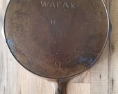 Wapak 9 Cast Iron Skillet H 10 C Cleaned Seasoned