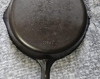 Wagner Ware Sydney -0- #6 1056I Cast Iron Skillet Pot Cleaned & Seasoned