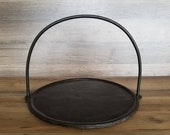 1700-1800 39 s Hanging Cast Iron Griddle Cleaned and Seasoned