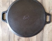 Emeril Pizza Pan Cast Iron Skillet Cleaned Seasoned
