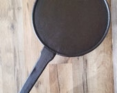 Gatemark 3 Leg Griddle Cast Iron Skillet Cleaned Seasoned